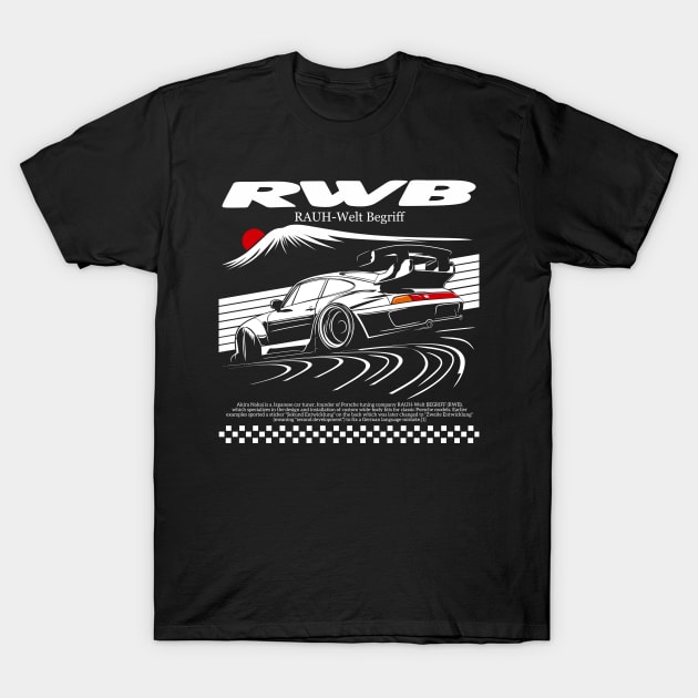 RWB super silhuotte T-Shirt by Rezall Revolution